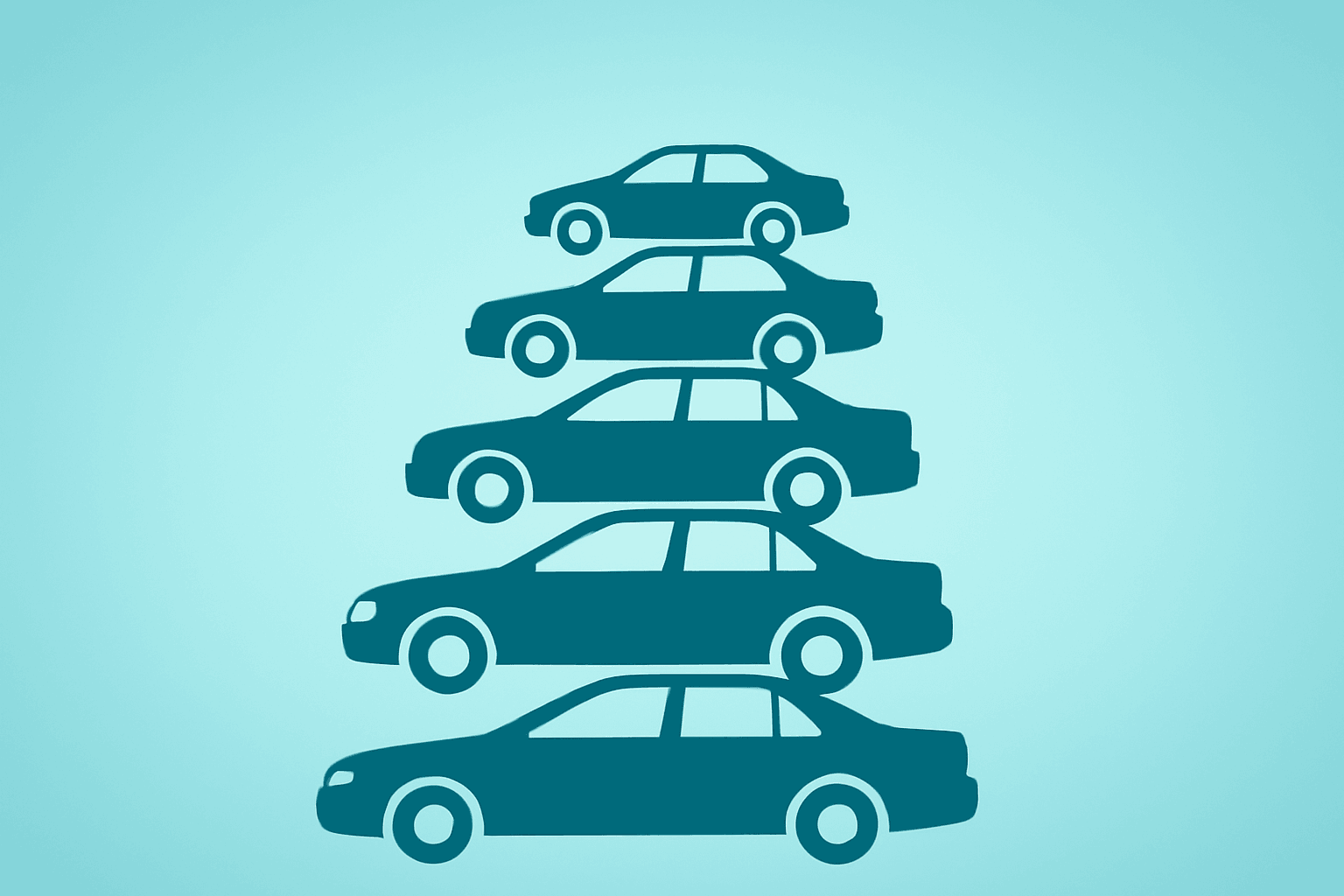 Flat vector of a car chassis expanding to symbolize Carvana Q1 2026 earnings, unit expansion, and profit momentum.