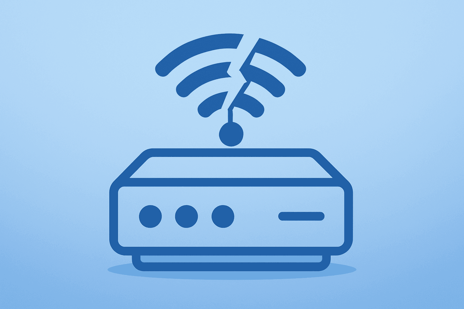 Flat filled vector of a telecom server with broken signal motif illustrating the Verizon outage across major US cities