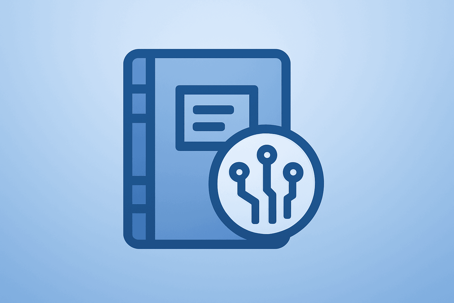 Flat vector of an issuer ledger rewired with a token circuit representing Bullish acquires Equiniti and tokenization push.