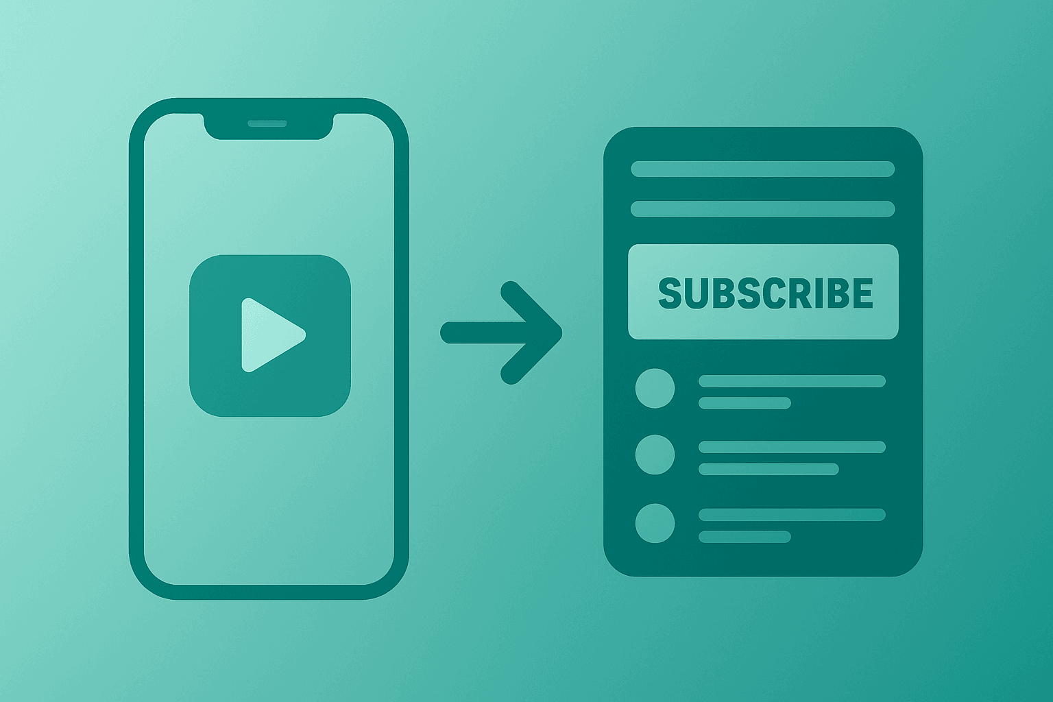 Flat-vector smartphone app morphing into a subscription hub symbolizing the Meta stock rally driven by Muse AI adoption.