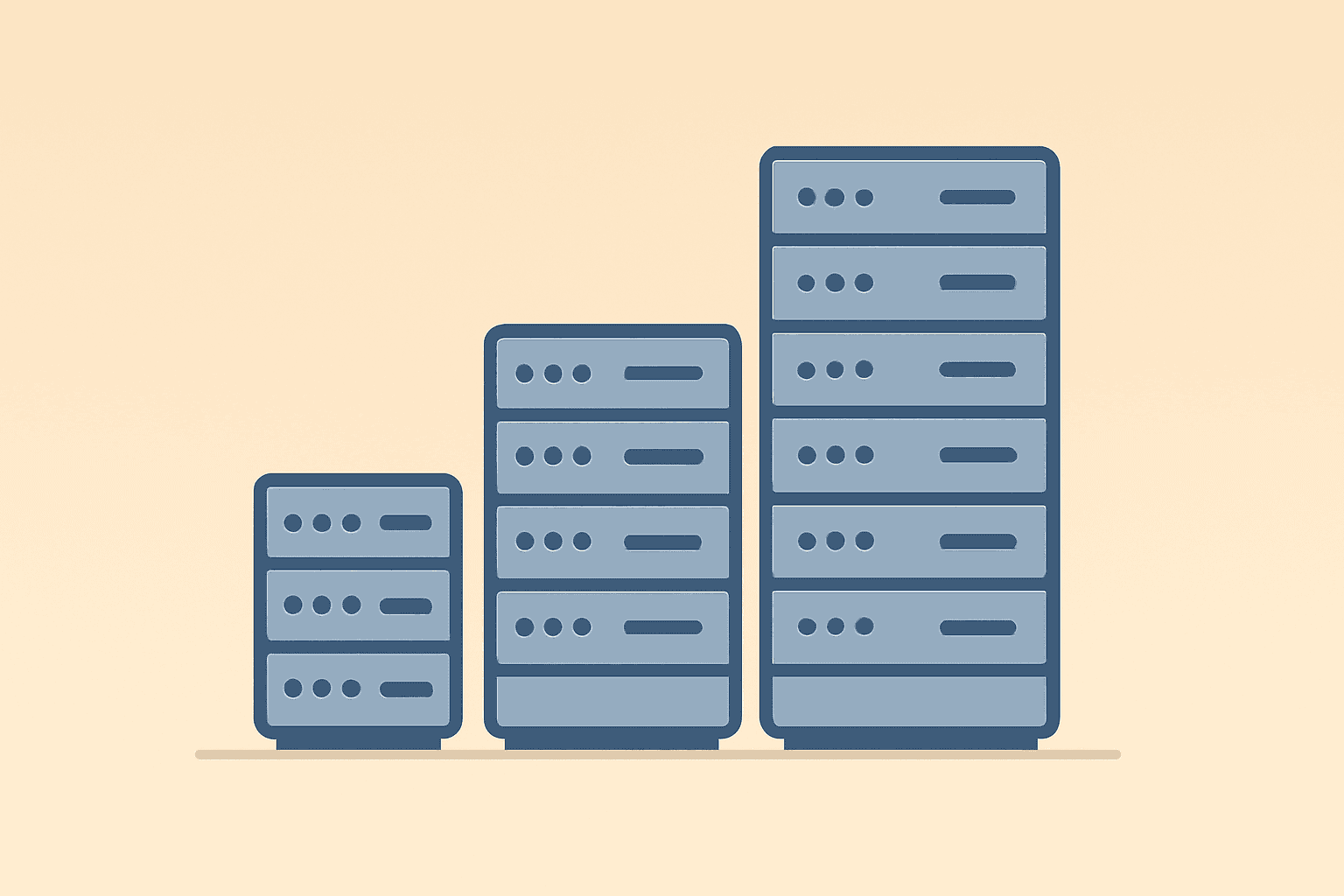 Flat vector server cluster under pressure representing Palantir Wolfe Research upgrade, AI backlog and DGSI sovereign risk.
