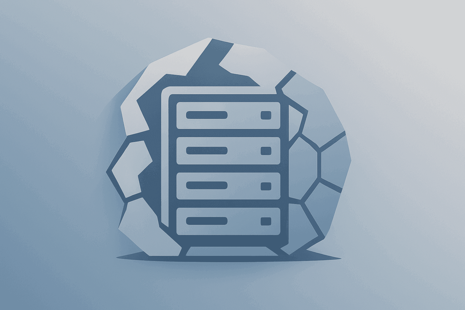 Flat-vector server cluster in a fragile build motif evoking Project Matador funding stress for Fermi Stock coverage.