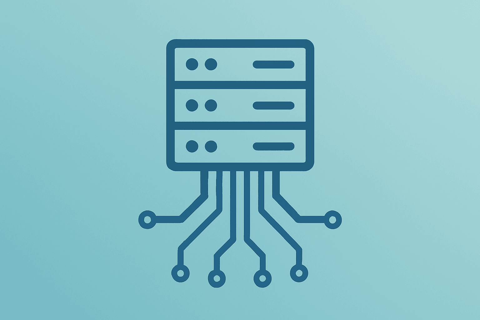Flat vector server merging with circuit to symbolize Meta Appoints Dina Powell McCormick and AI infrastructure focus.