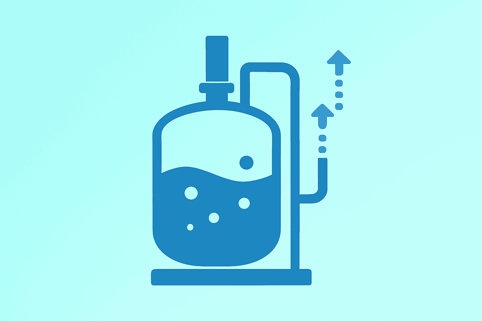 Flat vector lab bioprocessing vessel symbolizing Danaher Q1 2026 earnings beat and Bioprocessing momentum.