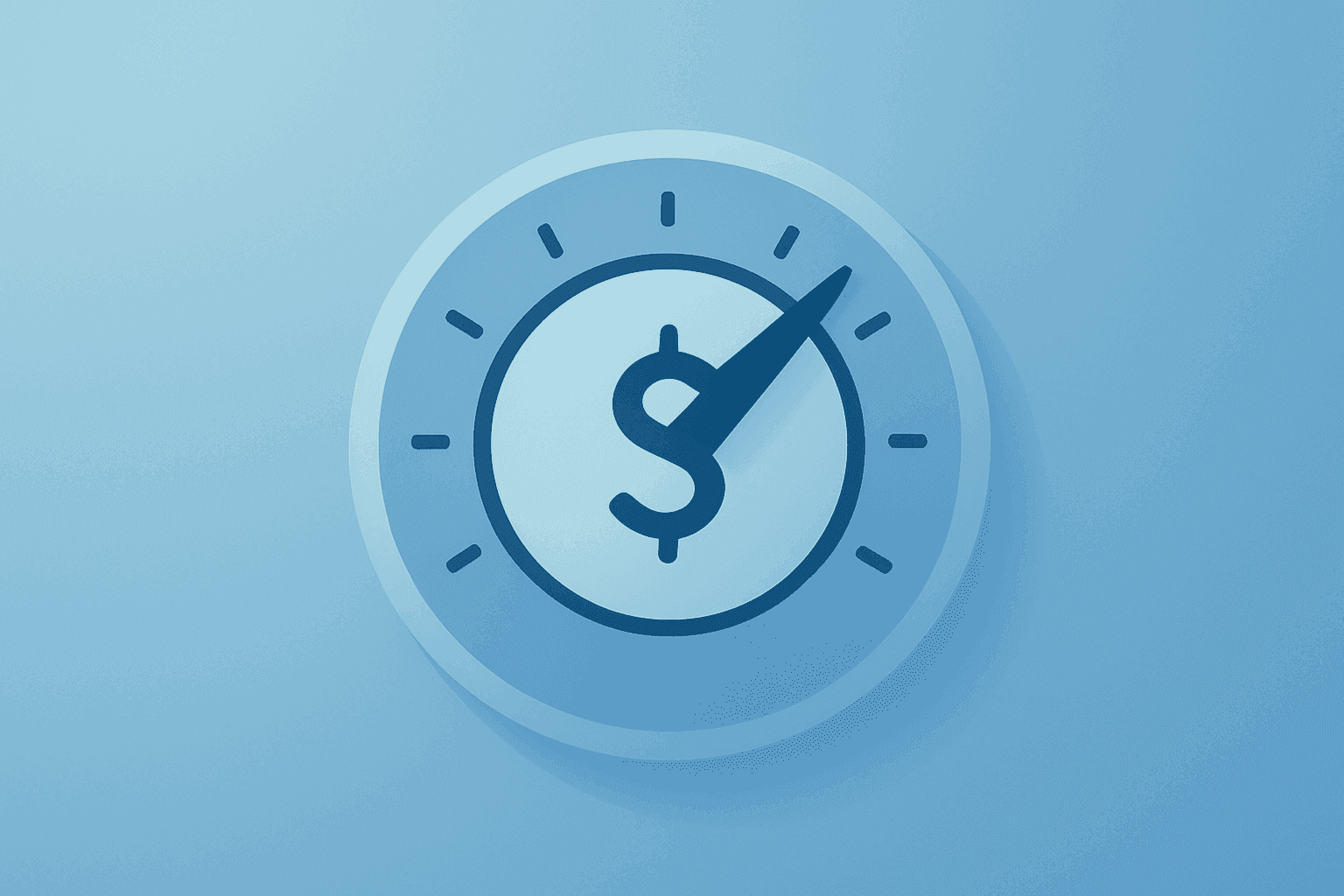 Flat vector of a central bank thermostat merged with a compass to symbolize Fed rate hike September 2026 and market focus