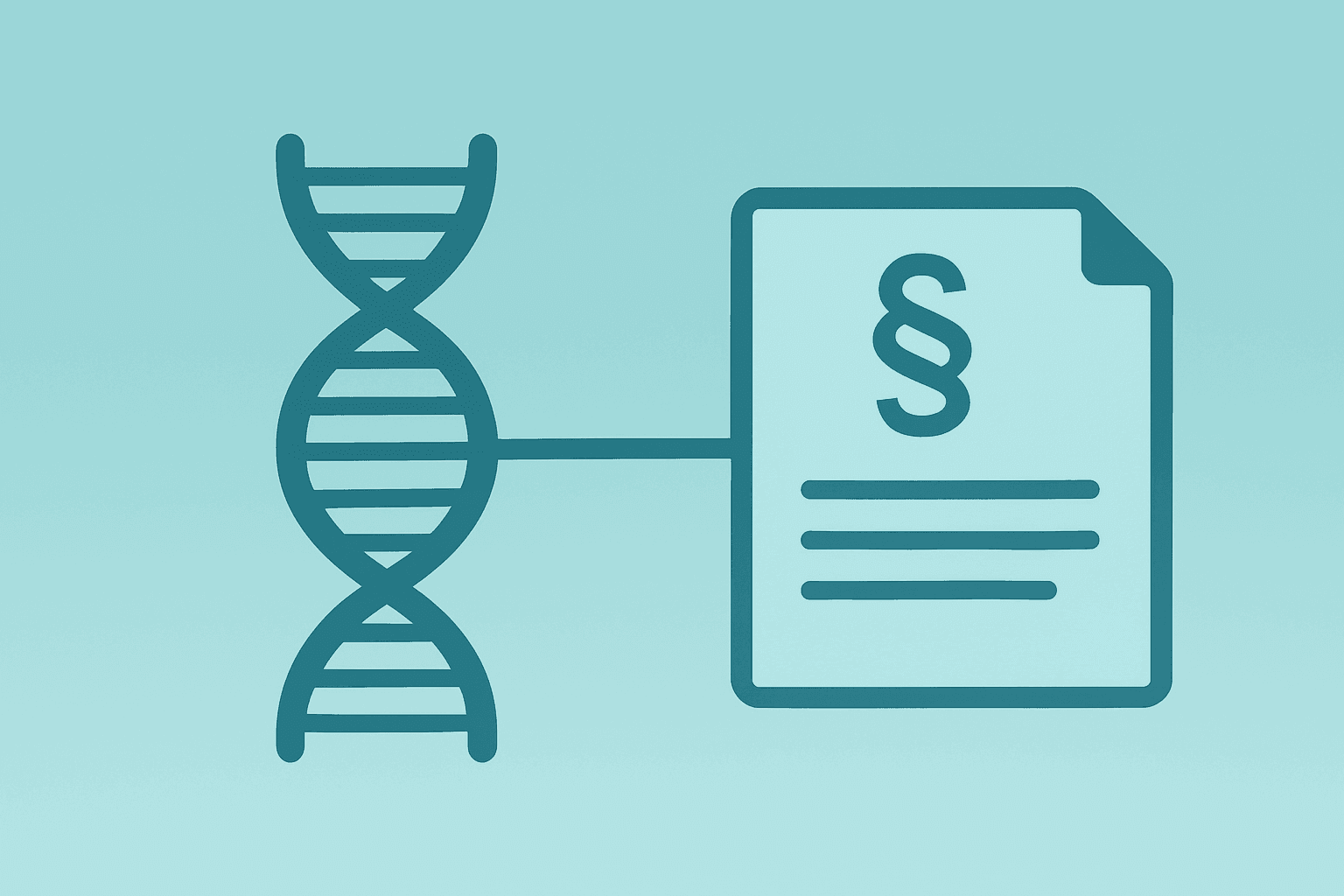 Flat vector of a biotech vial and a legal document icon symbolizing the HUTCHMED GSK licensing deal.