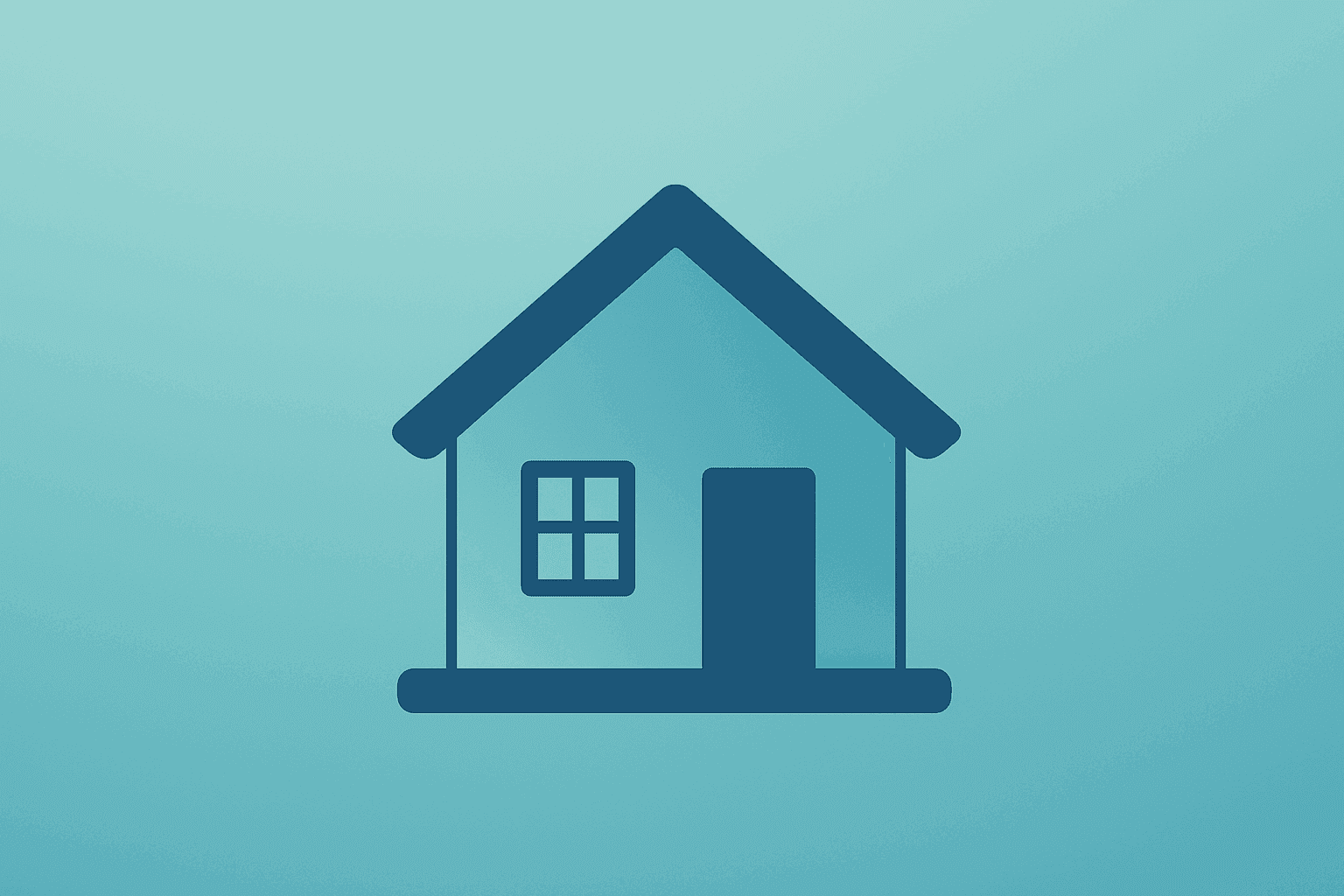 Flat vector of a single house model with a dimmed roof to symbolize Lennar third-quarter earnings and guidance cut.