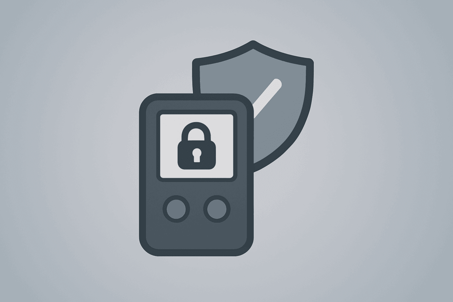 Flat filled vector of a hardware wallet beneath a regulatory shield showing CLARITY Act cloture vote and Coinbase focus.