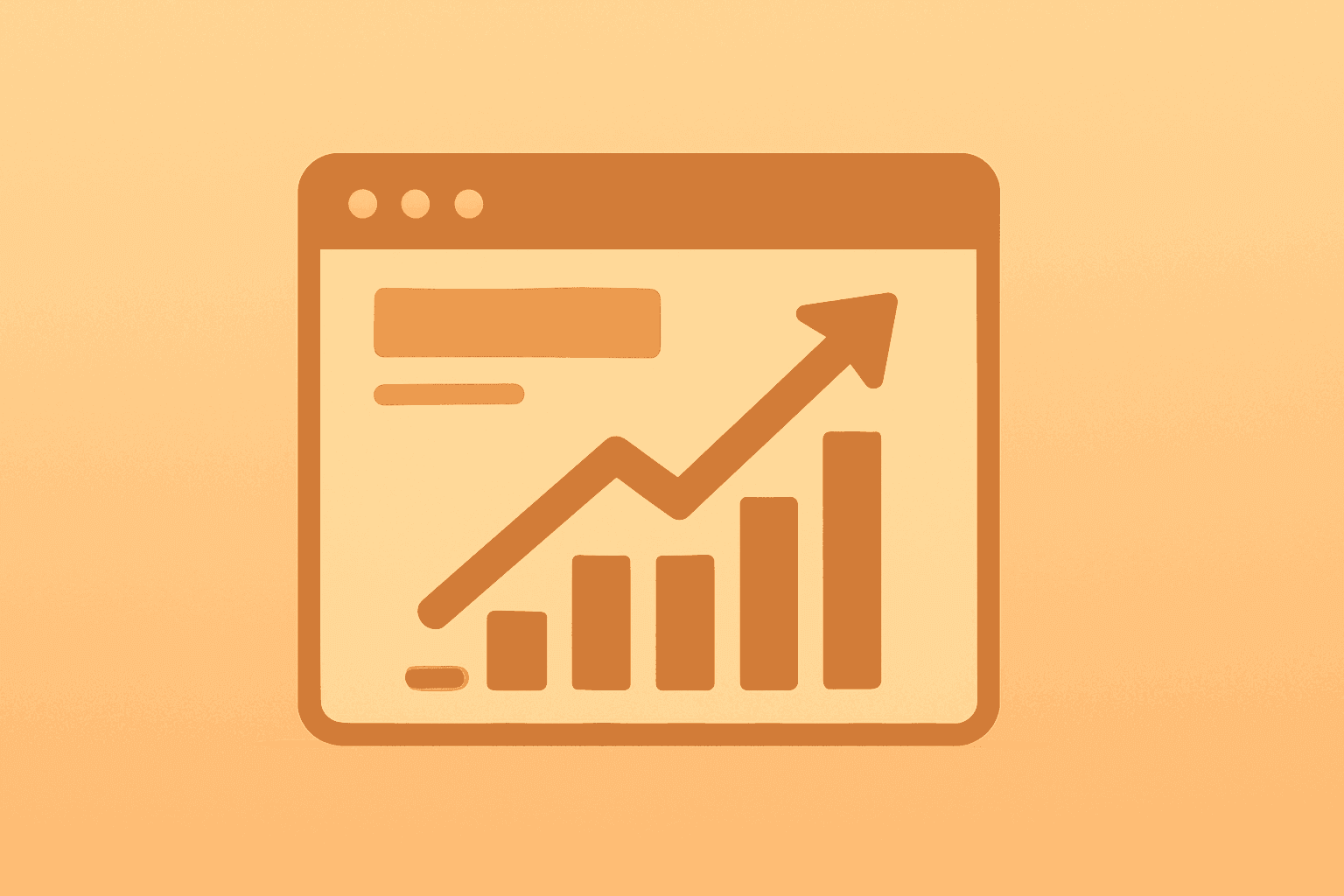 Flat filled vector of a trading terminal cluster on amber-sand gradient reflecting Morgan Stanley earnings strength.