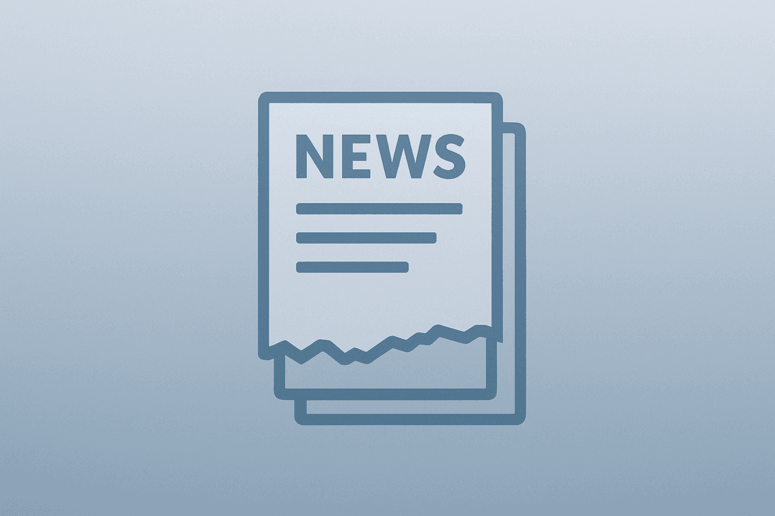 Flat vector of a server with a fractured news text layer symbolizing the NYT Perplexity lawsuit and licensing risk.