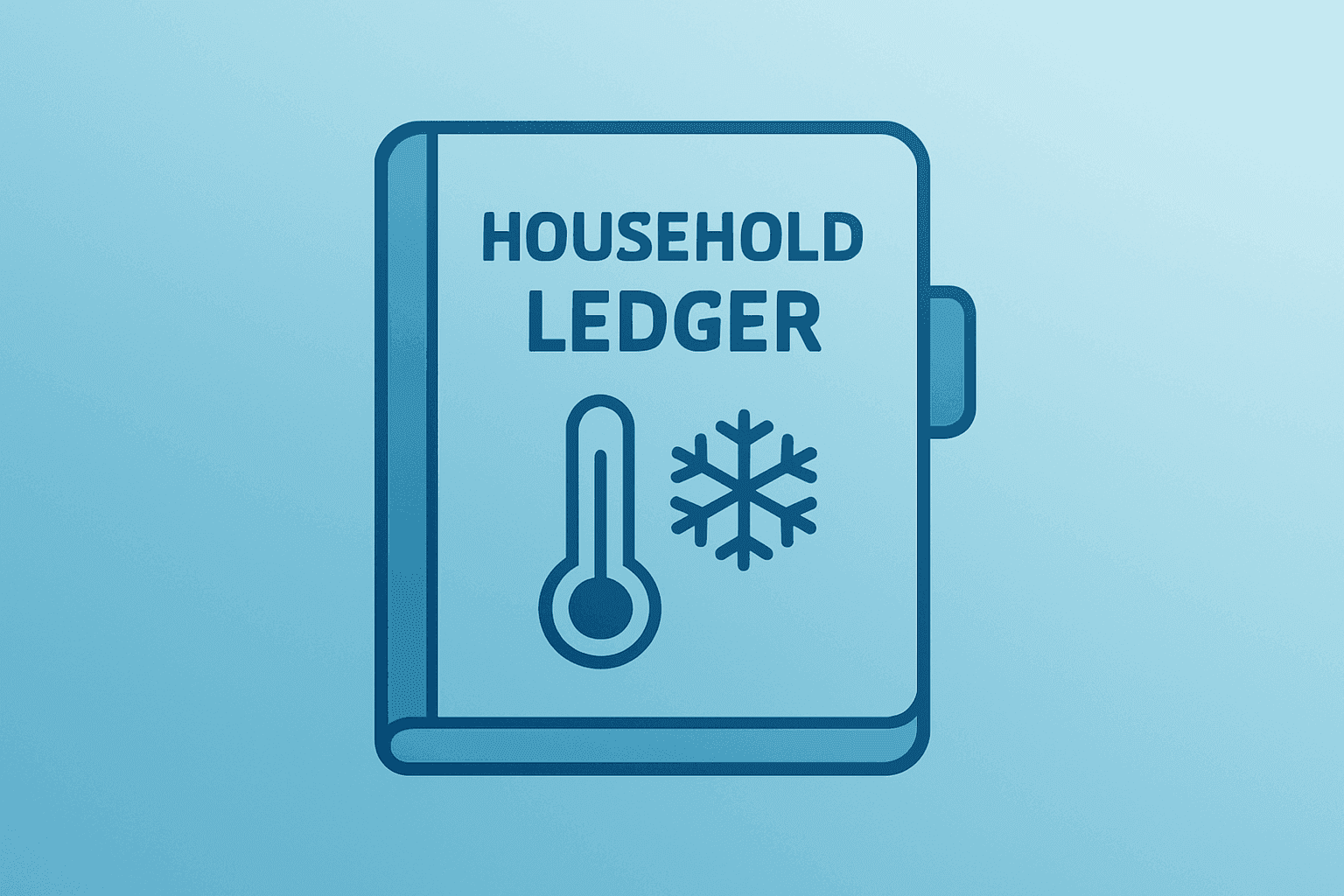 Flat-vector consumer ledger with a cooling motif to symbolize PCE Inflation August 2026 and BEA revisions.