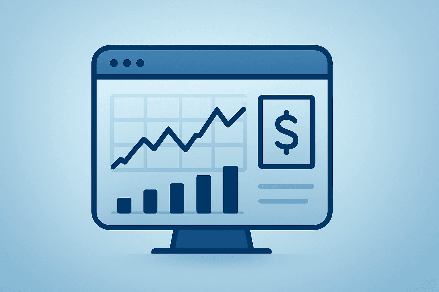 Flat vector of a data node merging with a tempered glow to symbolize markets awaiting the PCE inflation report and Fed risk.
