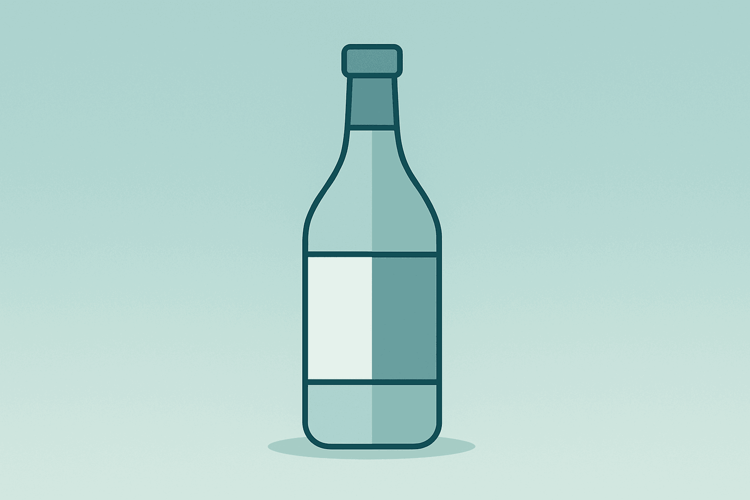 Flat vector of a beverage bottle and snack pouch representing PepsiCo earnings with international strength and U.S. weakness.