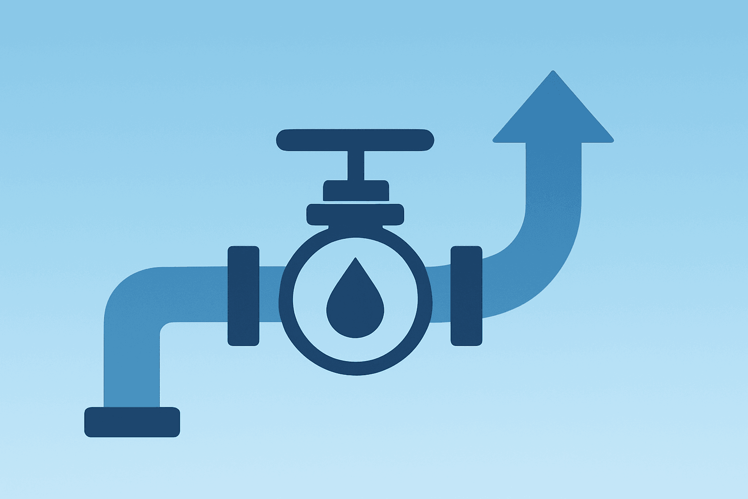Flat filled vector of an oil pipeline poised to surge capacity, echoing UAE exit from OPEC and transit constraints.