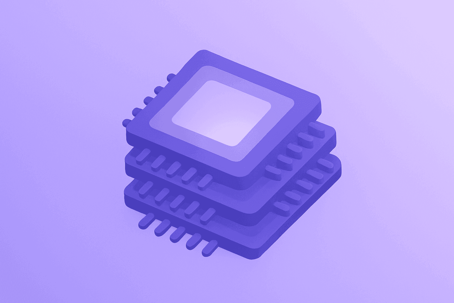 Flat vector server-chip hybrid under market scrutiny tied to Broadcom earnings and $56 billion AI guidance.