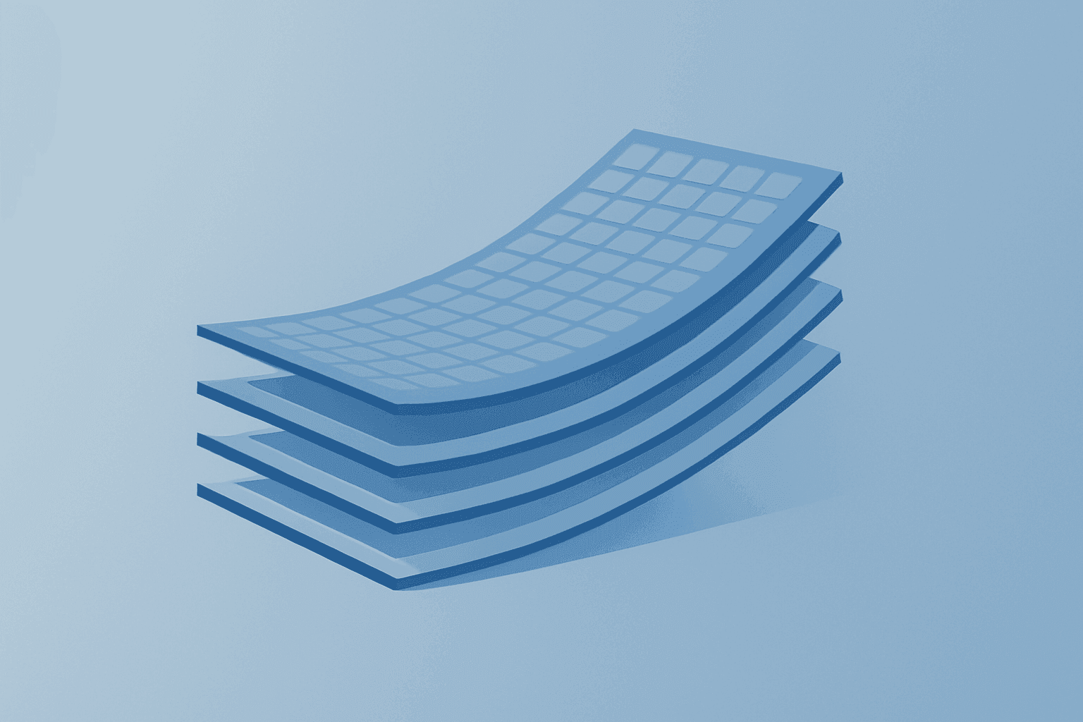Flat filled vector of a server rack sprouting GPUs, evoking Alphabet capex guidance and AI commitments.