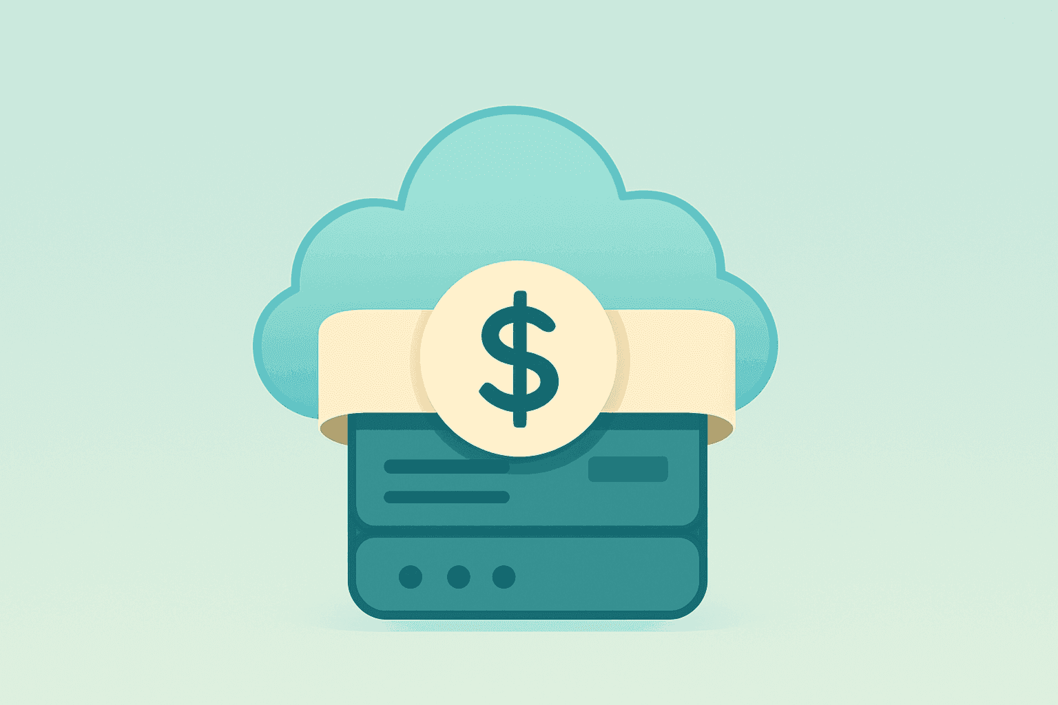 Flat vector server-style Muse module symbolizing Meta Muse Wonder developer access and subscriber-first monetization