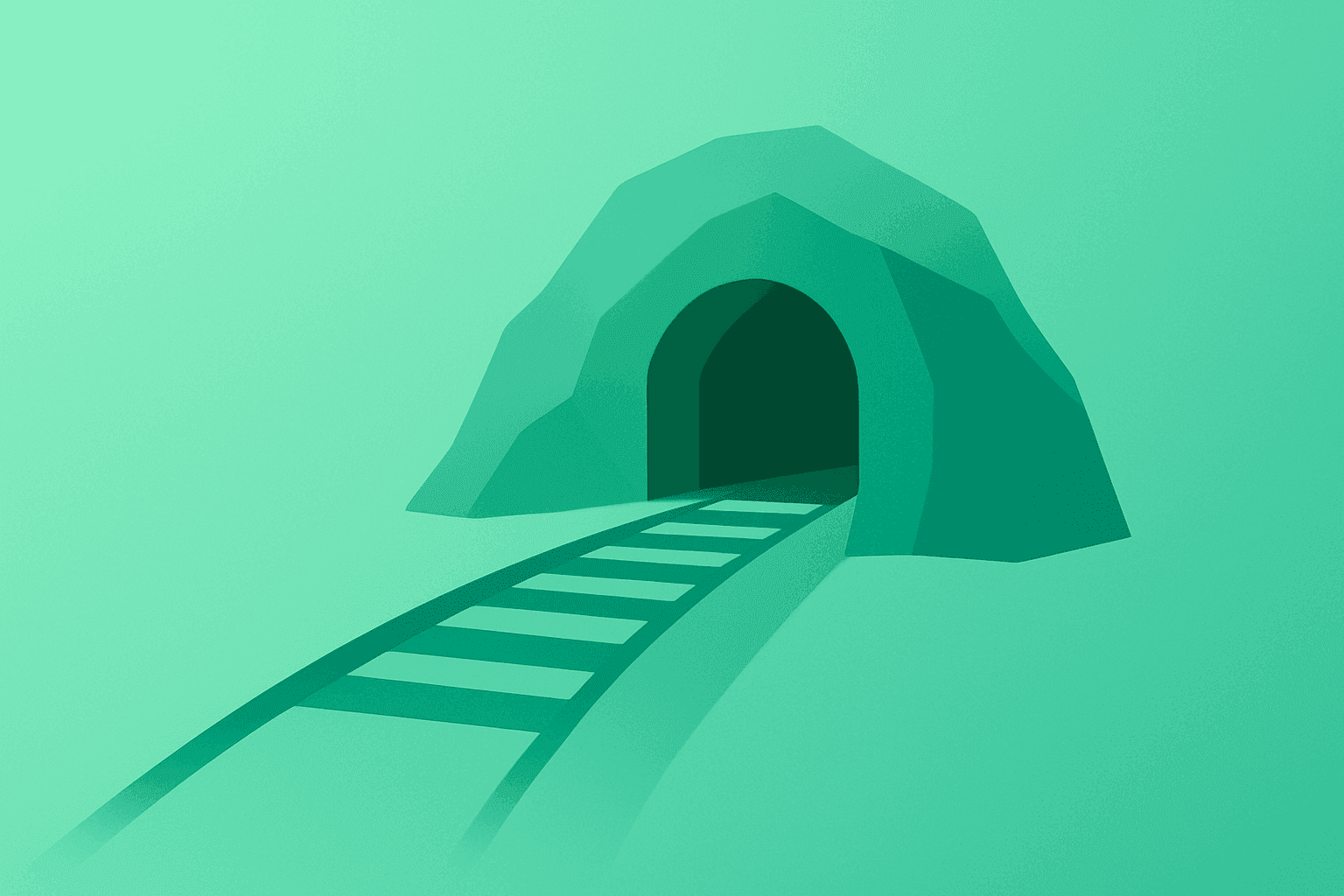 Flat vector editorial icon of a copper mine and ramped drill combining with a capex motif for Freeport-McMoRan Q2 earnings.