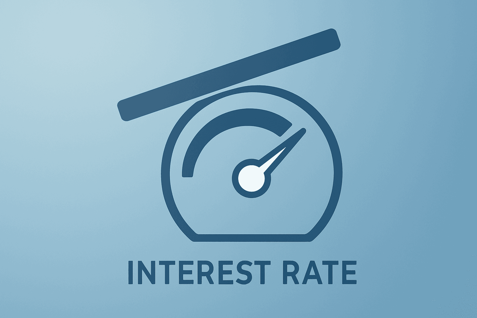 Flat filled vector of a bank vault with tightening band representing Fed Meeting July uncertainty and rate-hike risk.