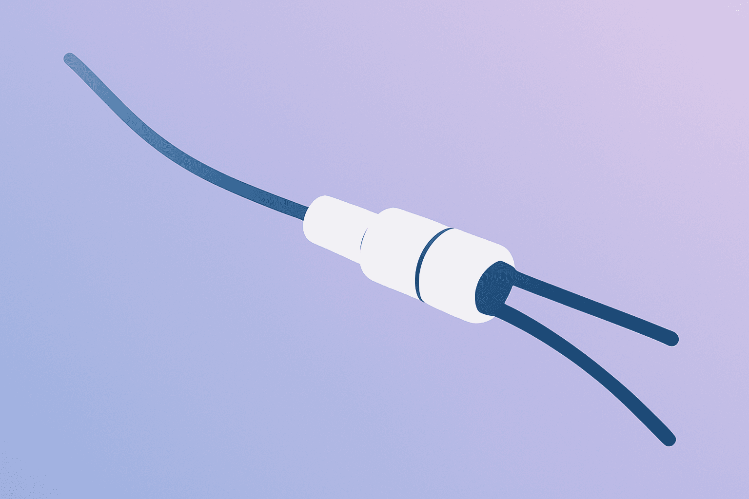 Flat filled vector of a thrombectomy catheter merging with a tool to represent Boston Scientific Penumbra acquisition.