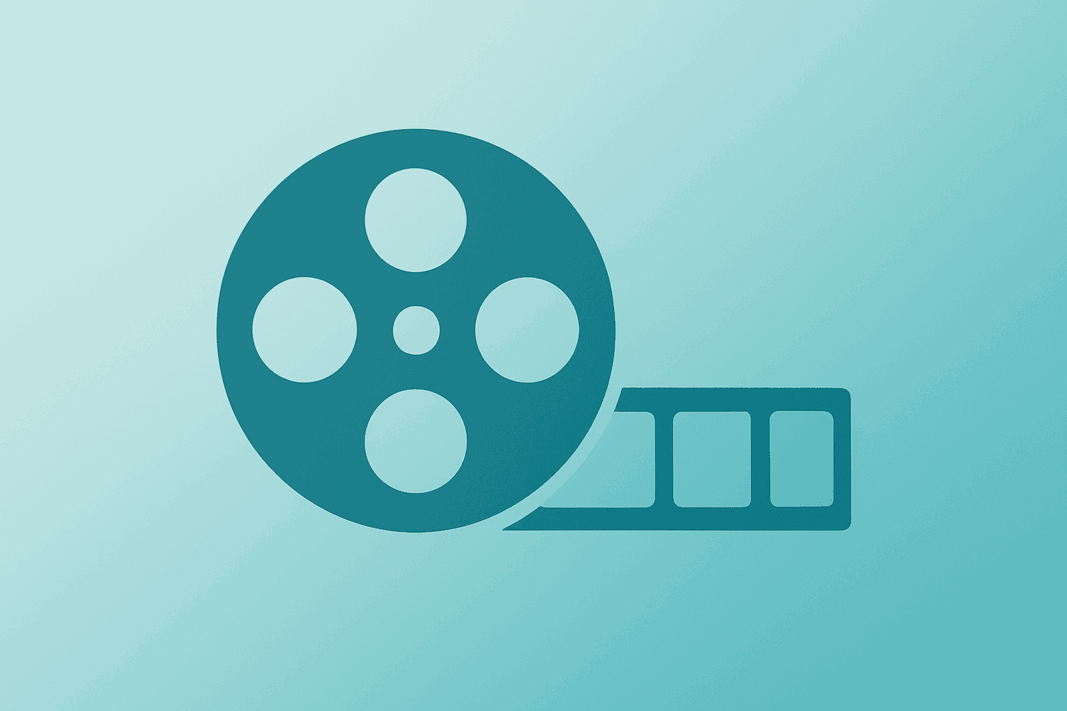 Flat-vector media reel with dimming frames symbolizing Netflix Q3 earnings and a trimmed ad-revenue outlook