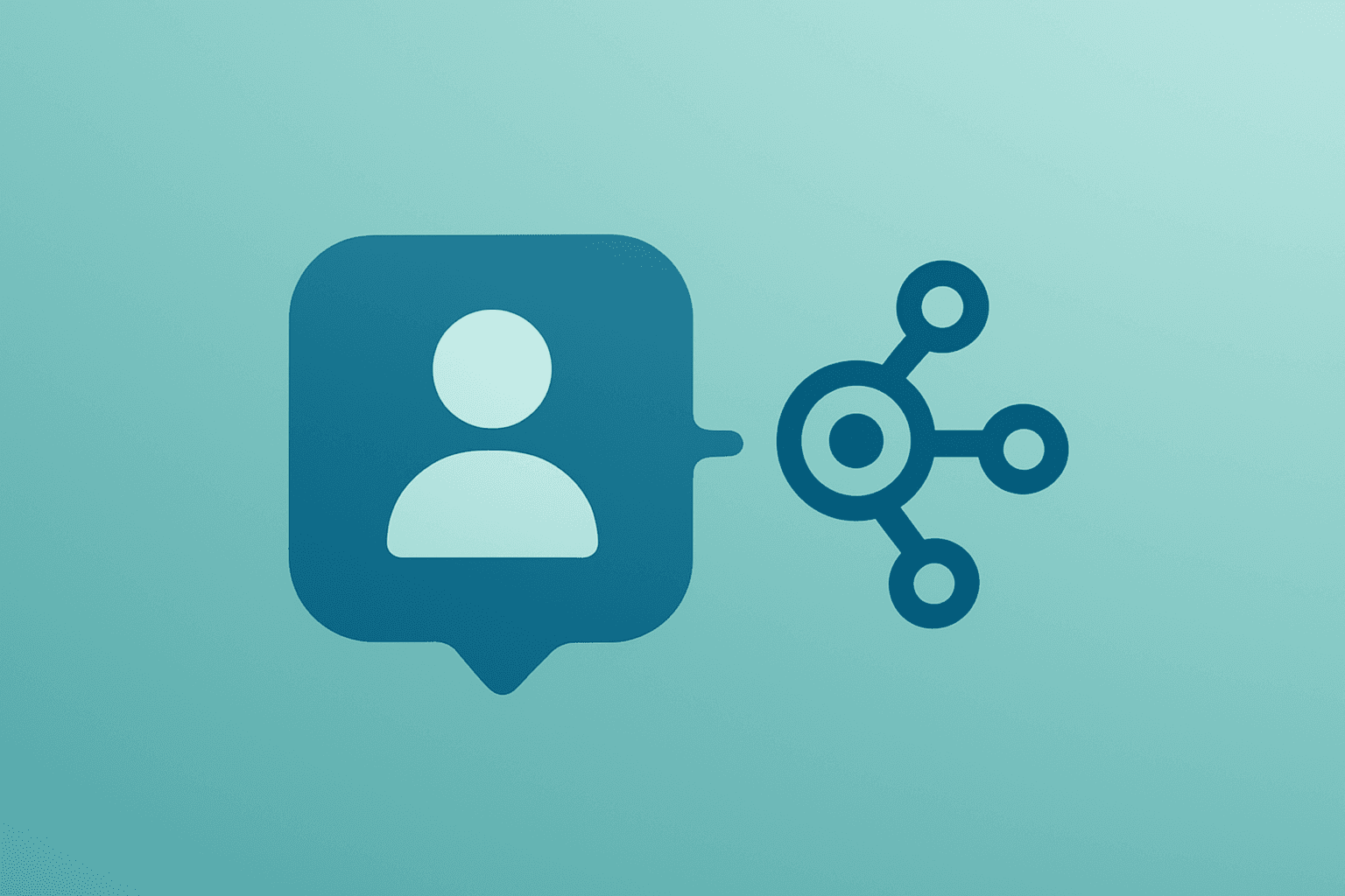 Flat-vector of a social-media shell separating from a fusion core to represent Truth Social Spin-Off and investor separation.