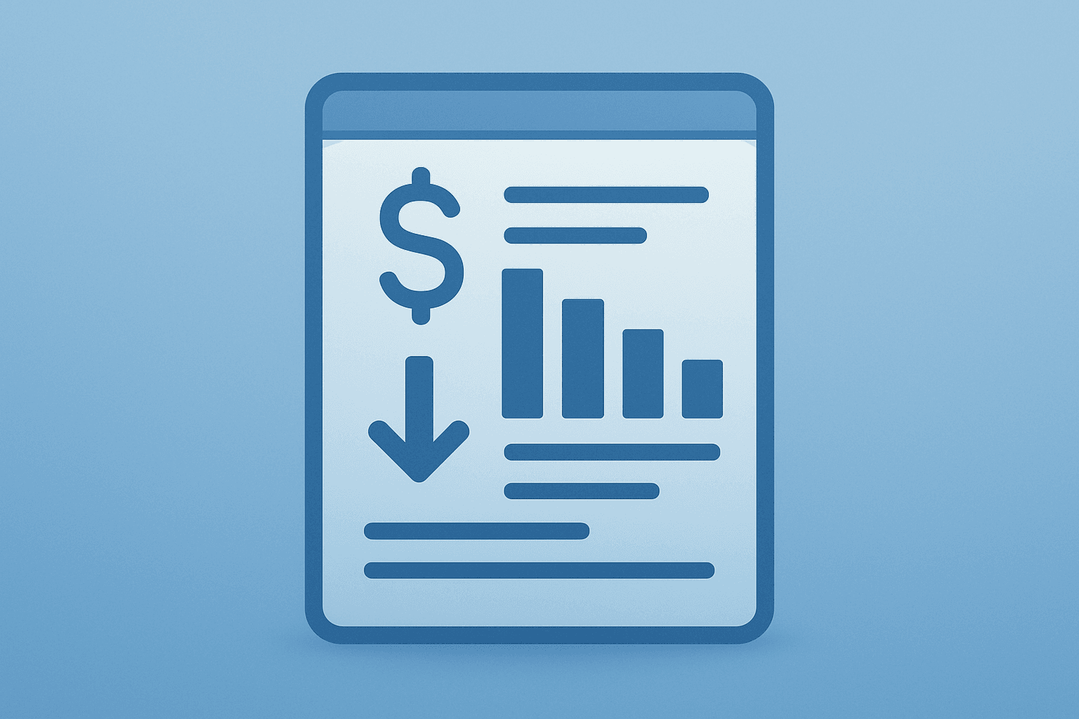 Flat filled vector of a payment ledger dimming to symbolize PayPal Q4 earnings miss and incoming CEO transition.