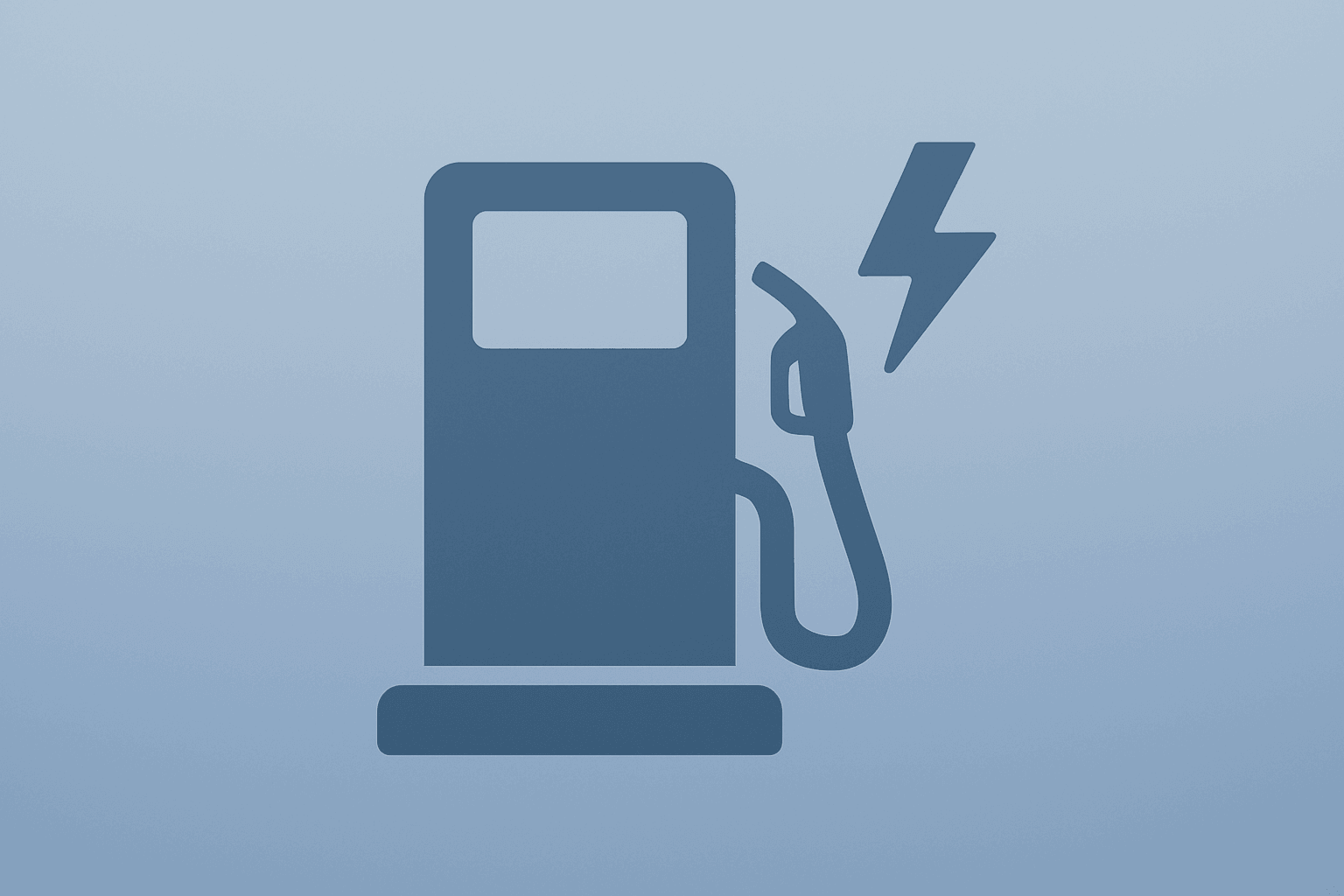 Flat-vector fuel pump icon on a soft gradient representing gasoline's role in the September CPI 2026 headline surge.