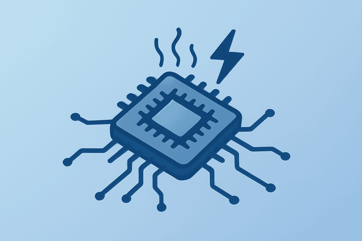 Flat vector of a server rack straining under load illustrating OpenAI misses revenue targets and IPO scrutiny.