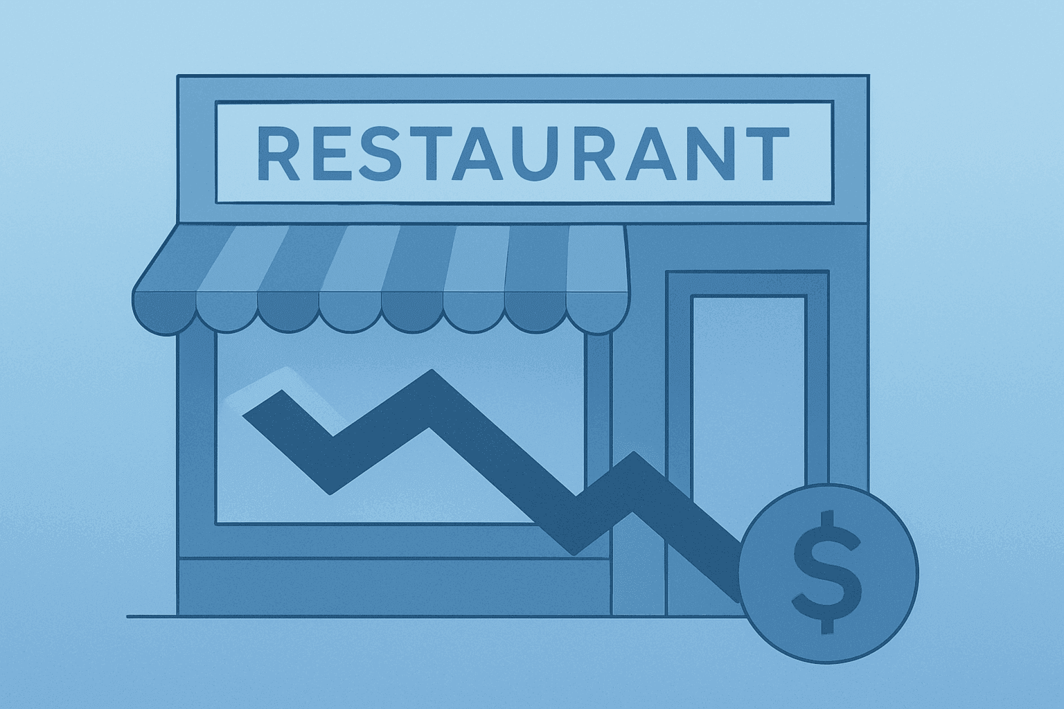 Dimmed restaurant icon with clipped cash ribbon symbolizing Wendy's Q2 results, dividend cut and outlook withdrawal.