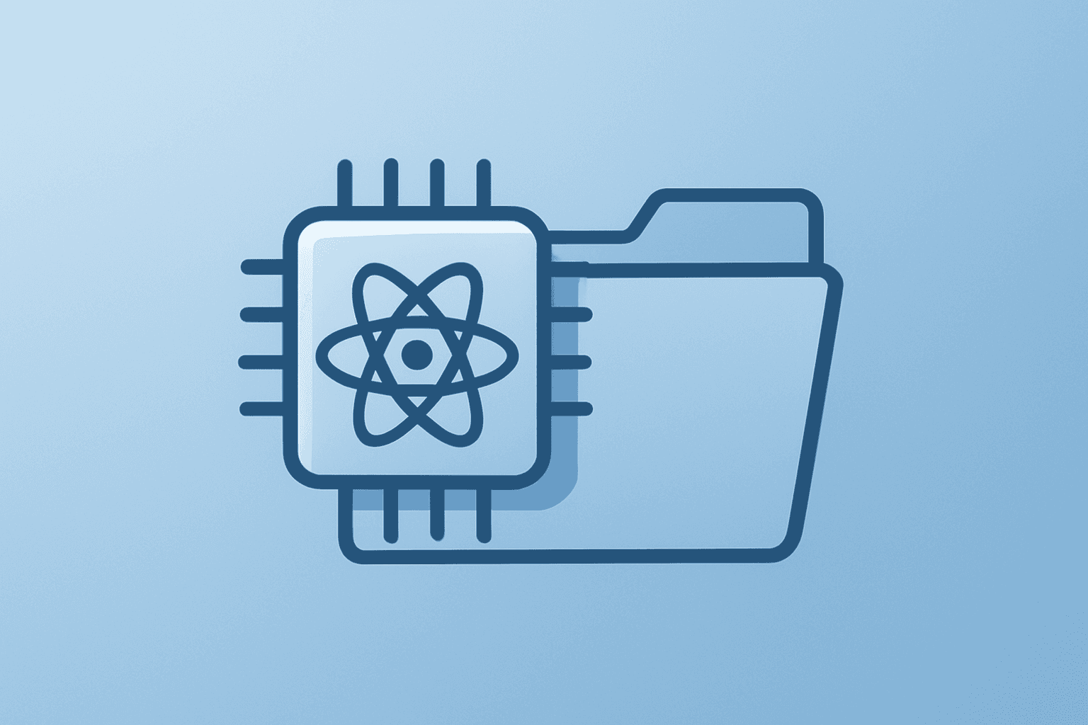 Flat vector of a quantum chip merging with a filing folder to symbolize the Quantinuum IPO confidential S-1 submission.