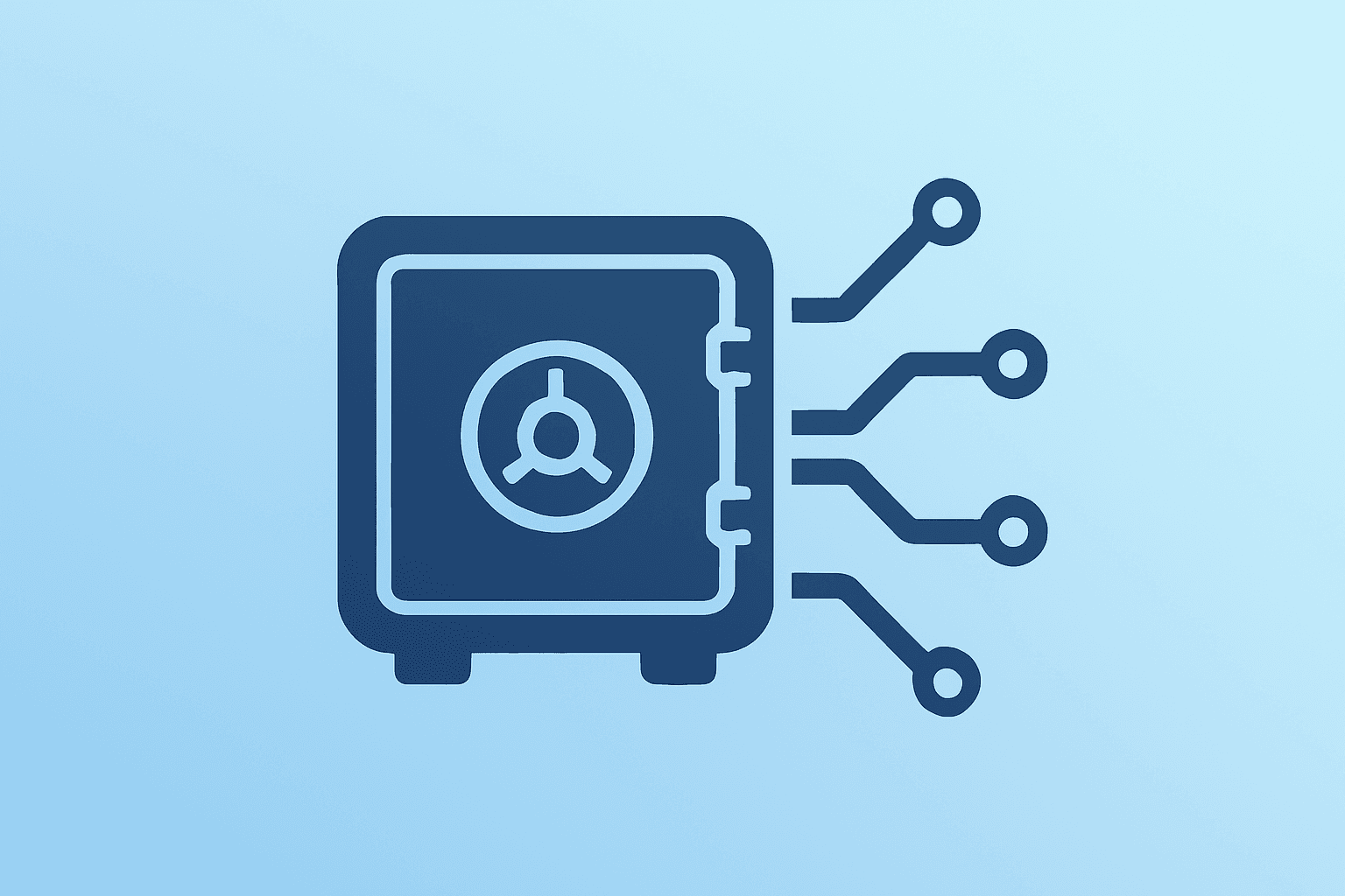 Centered flat vector server icon symbolizing Rubrik Q4 results, subscription ARR growth and margin improvement.