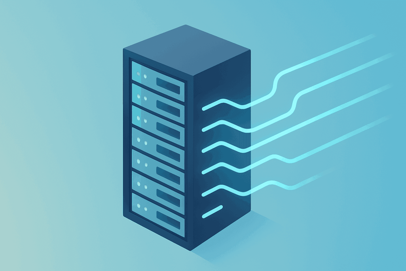Flat-vector server rack expanding compute modules showing Foxconn revenue surge from AI infrastructure demand