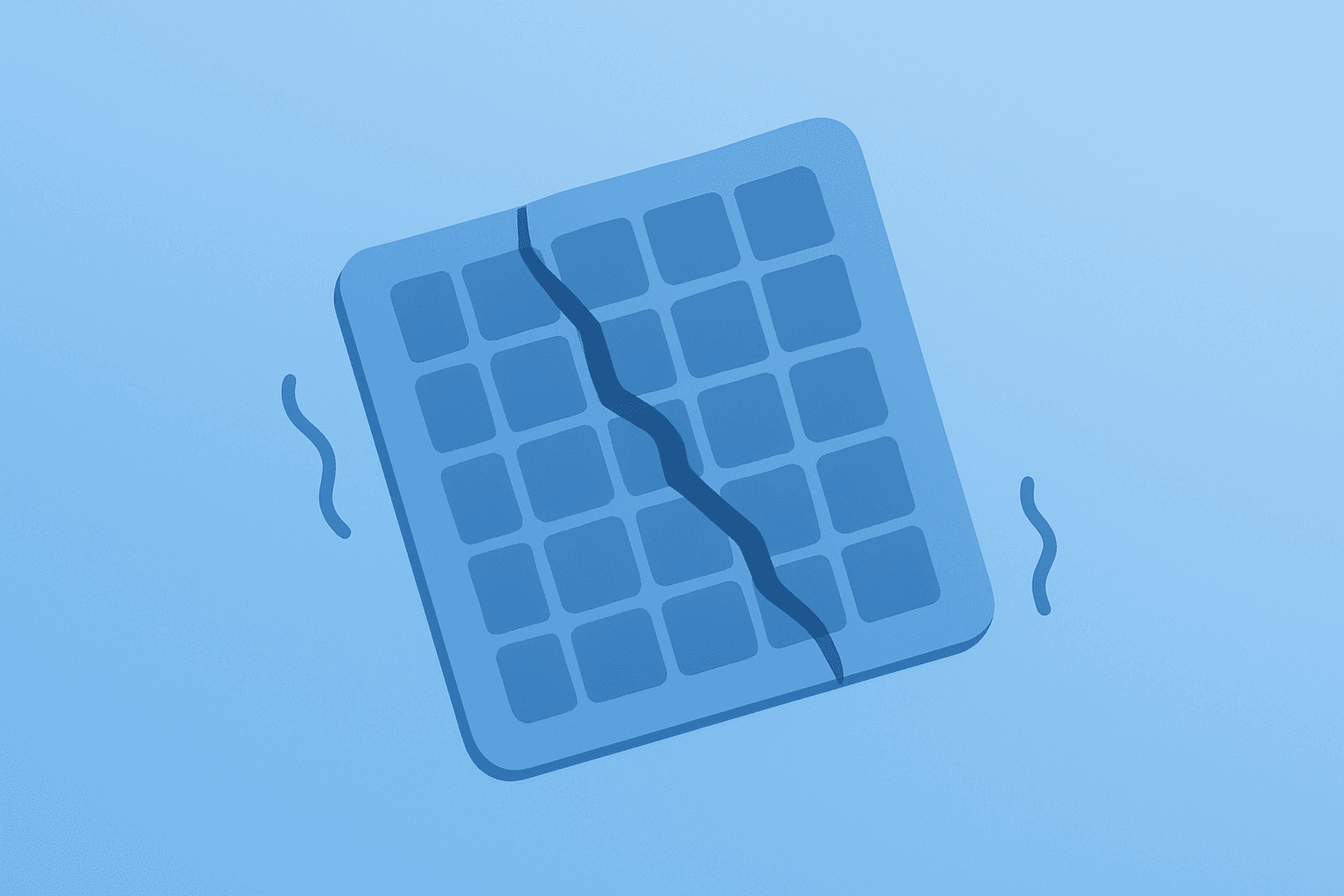 Flat vector of a semiconductor test chip under dim light, evoking Aehr Test Systems Q2 earnings focus on AI bookings.