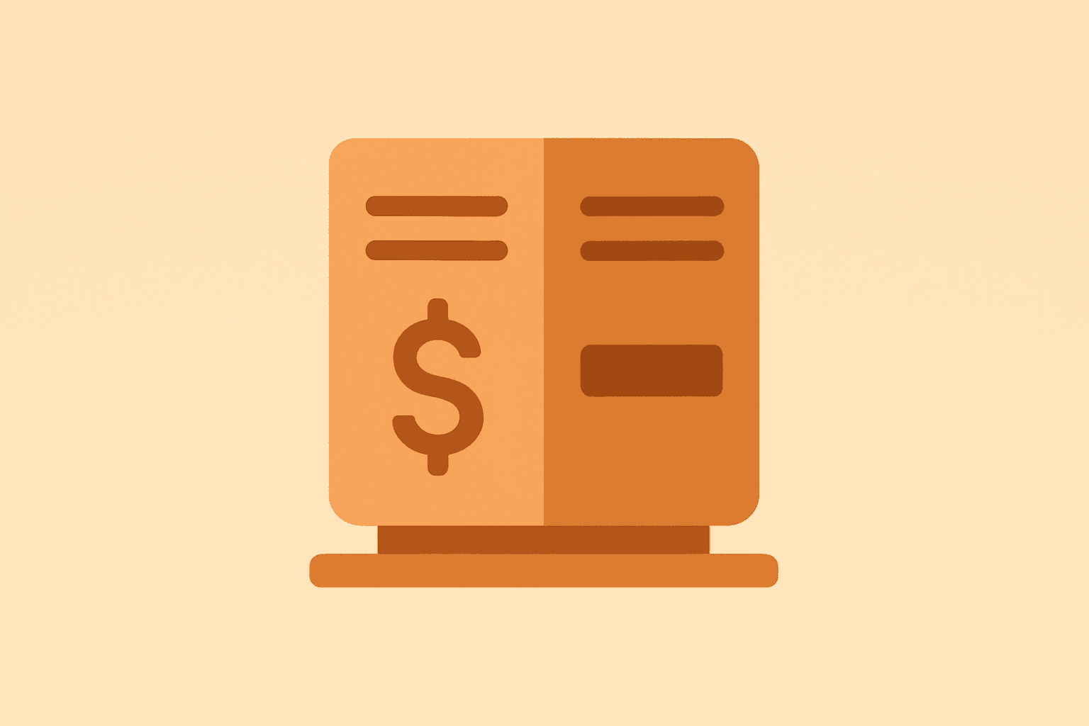 Flat vector of a payments vault with a dimming access light symbolizing Fiserv CEO Michael Lyons exit and succession.