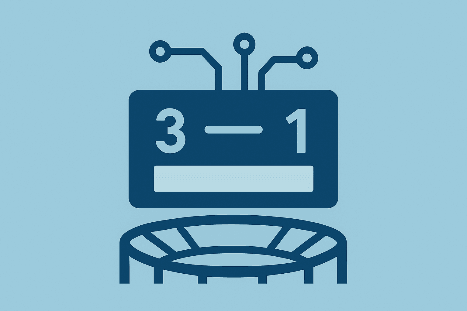 Flat centered vector of a server fused with an exchange circuit symbolizing DraftKings DKeX prediction markets growth.