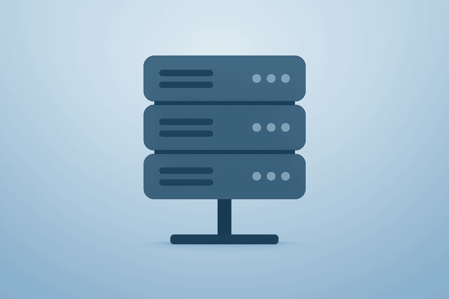Flat vector edge server cluster with dimmed indicator lights suggesting Cloudflare layoffs and AI pivot, subtle shadow lift.