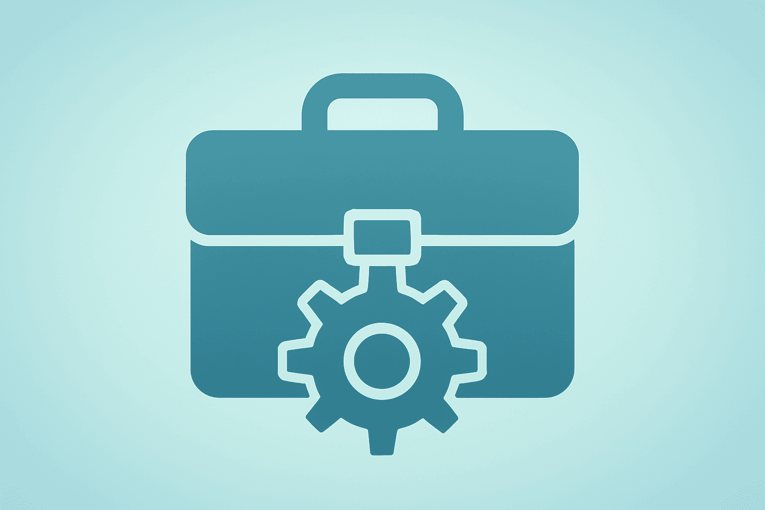 Flat filled vector of a case and cooling gear to symbolize initial jobless claims edging higher with insured unemployment.