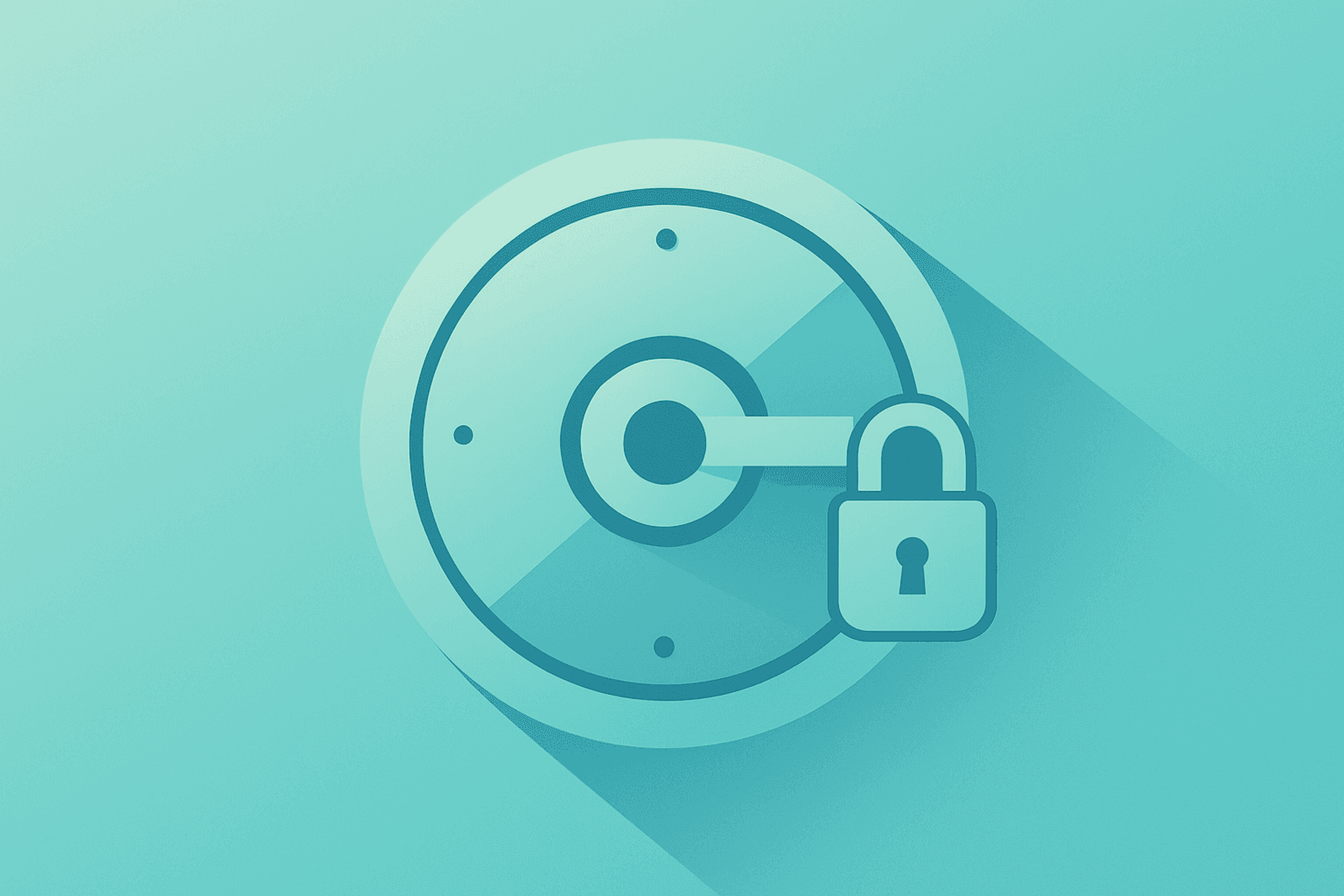 Flat vector of a sealed bank vault door on a smooth gradient symbolizing the Bank of America settlement pausing trial