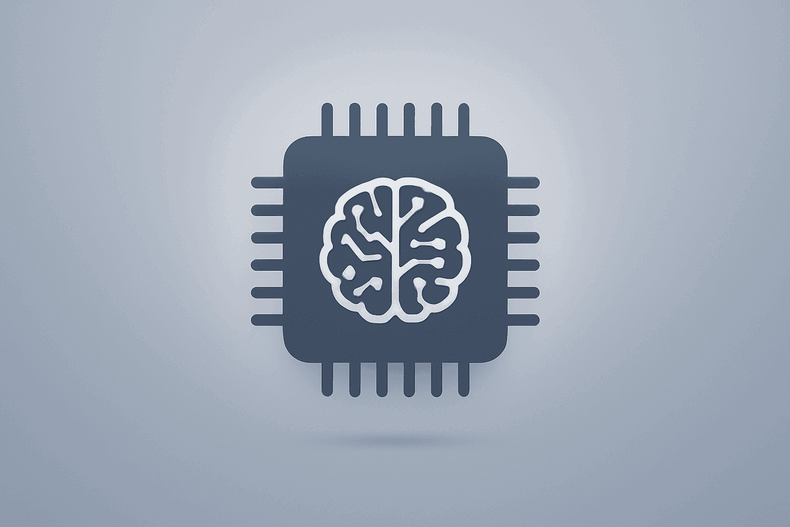 Flat vector cover showing a server-like AI core dimming under review light representing Anthropic IPO uncertainty.