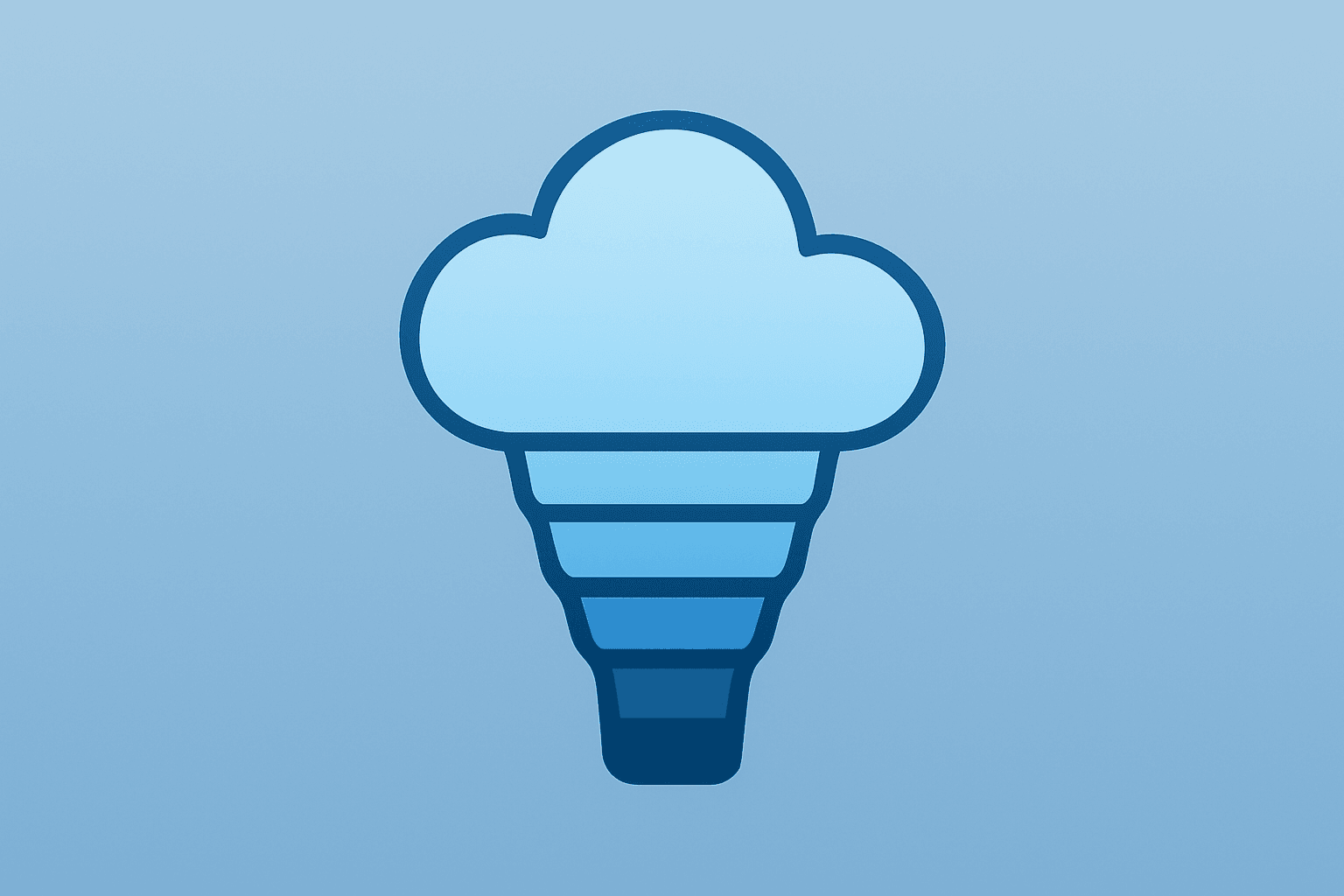 Flat filled vector of a server cluster dimming to symbolize Snowflake Q3 earnings and slower product-revenue growth.