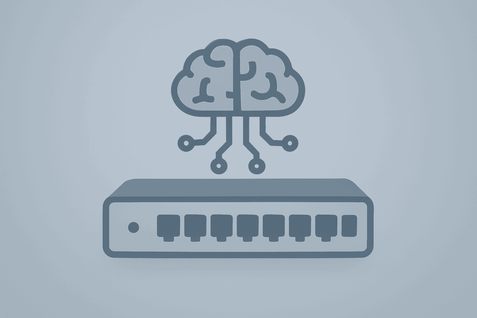 Centered flat vector of a server cluster surging forward to symbolize HPE earnings and AI-driven record revenue and orders.