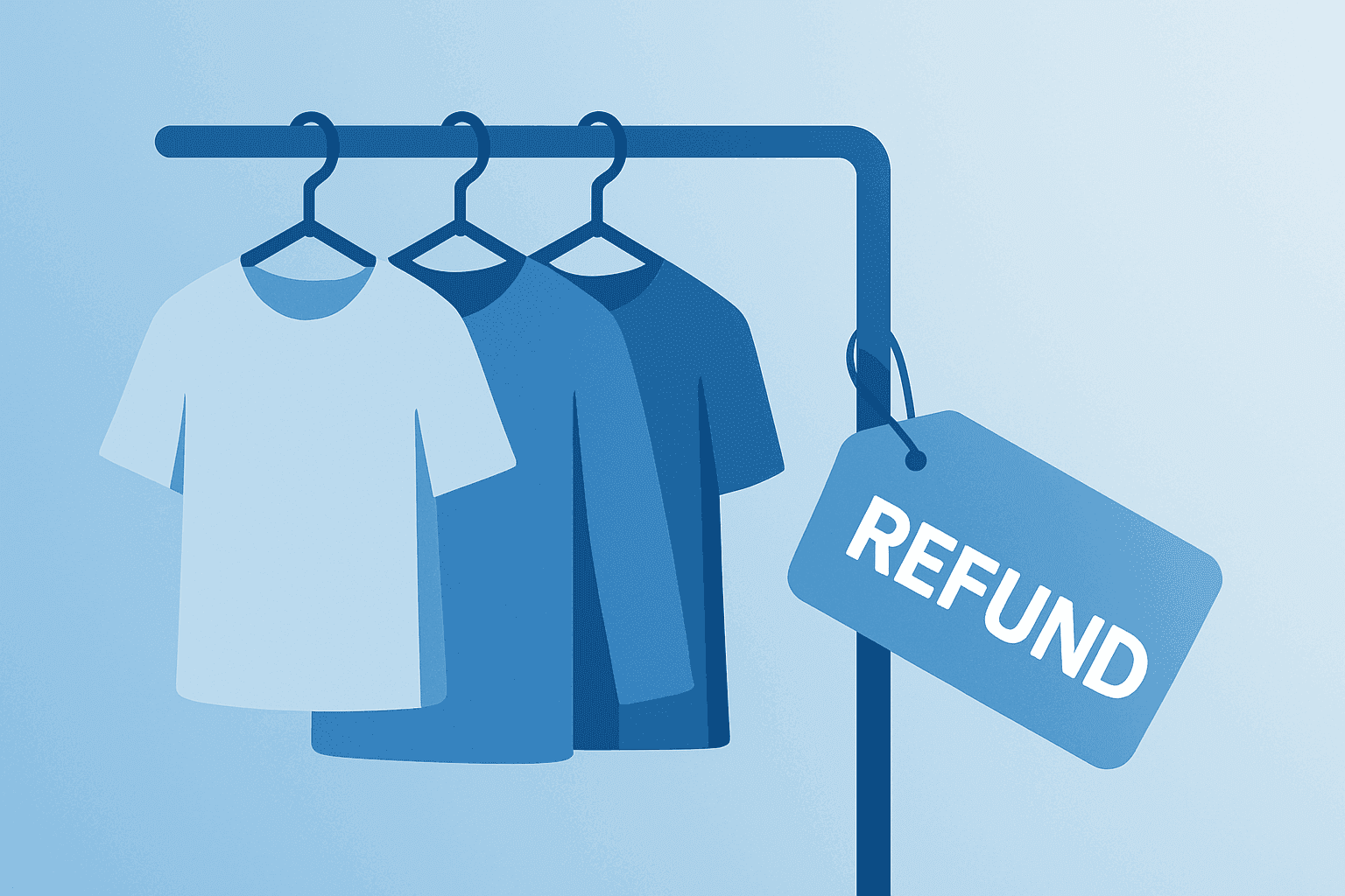 Flat vector cover showing a retail signboard and dim storefront to suggest Gap earnings tariff boost and brand divergence.