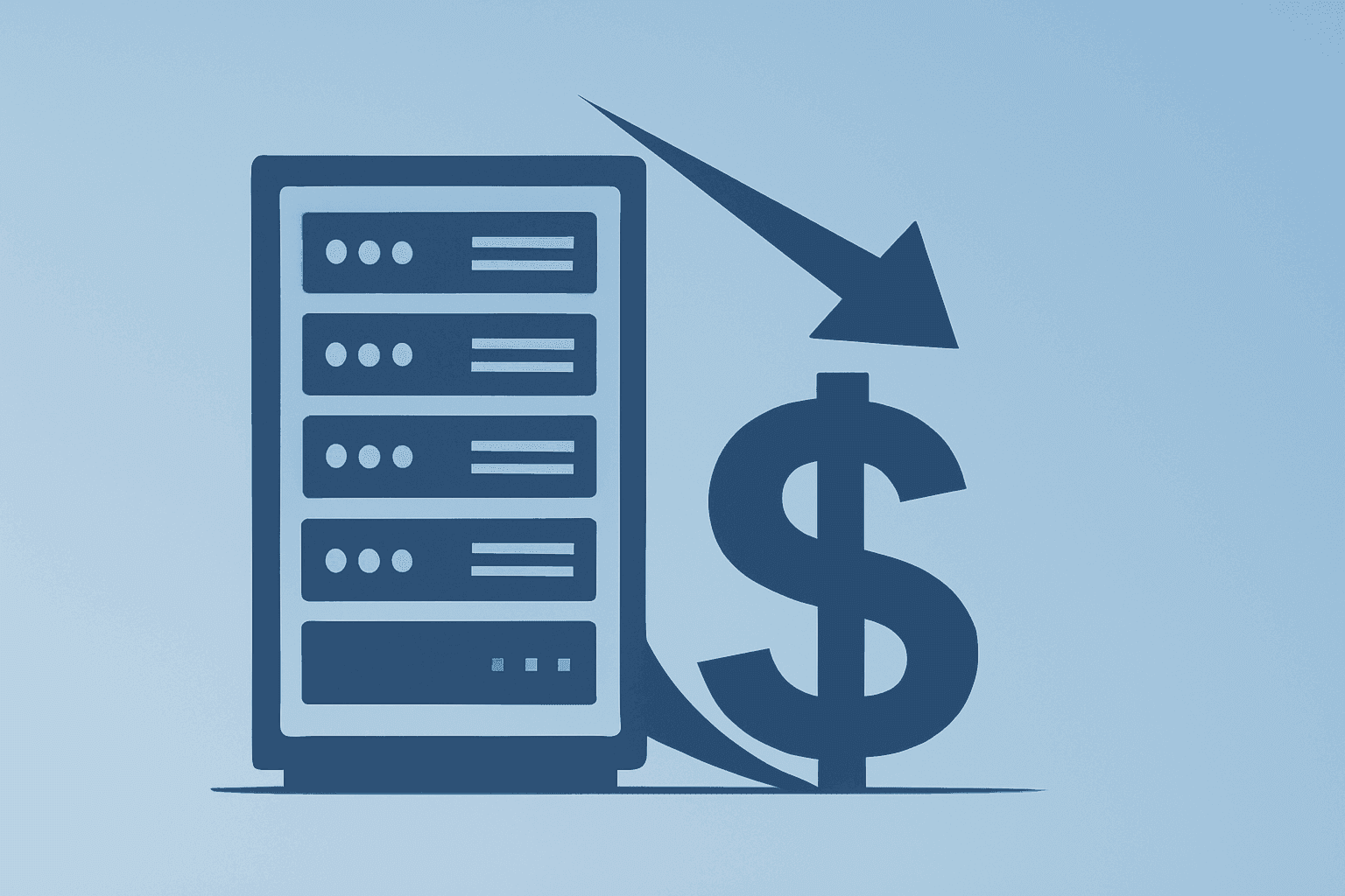 Flat vector cover showing a server cluster symbolizing OpenAI $50B computing spend and looming IPO capital needs