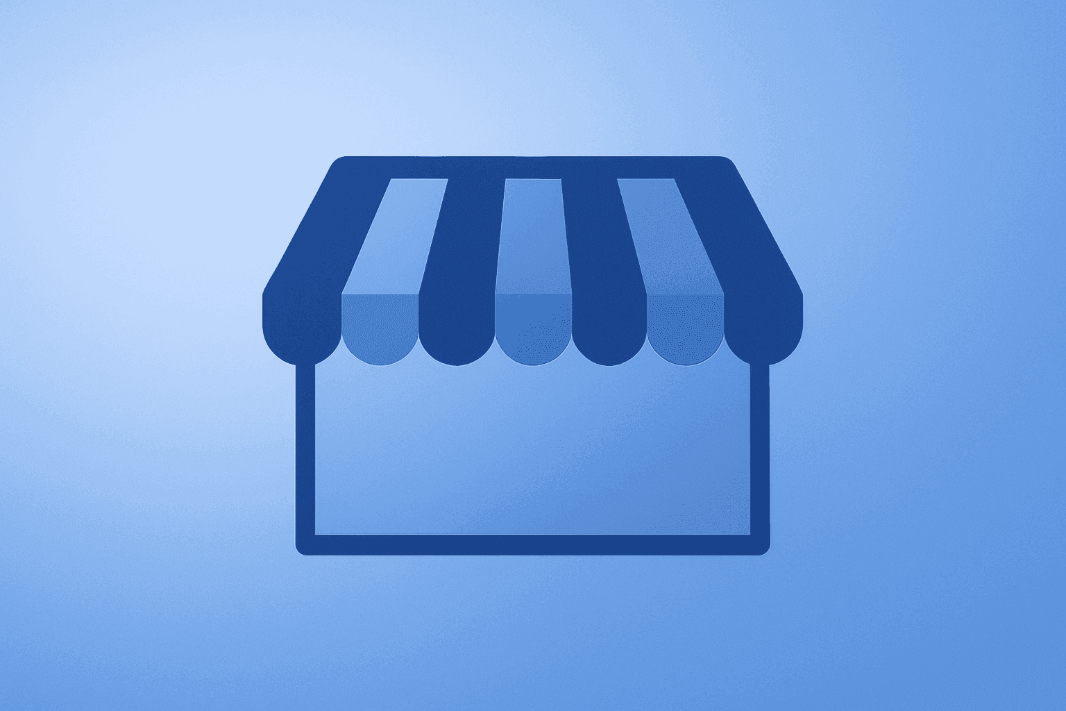 Minimal flat vector of a retail hangtag and fabric swatch on a smooth gradient, symbolic of Gap cuts sales forecast