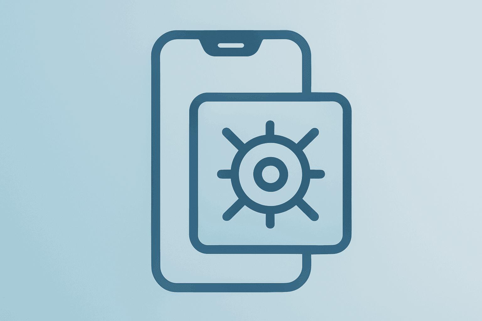 Flat vector of a broker platform merging a smartphone and vault to symbolize Robinhood upgrade and rising noncrypto revenue.