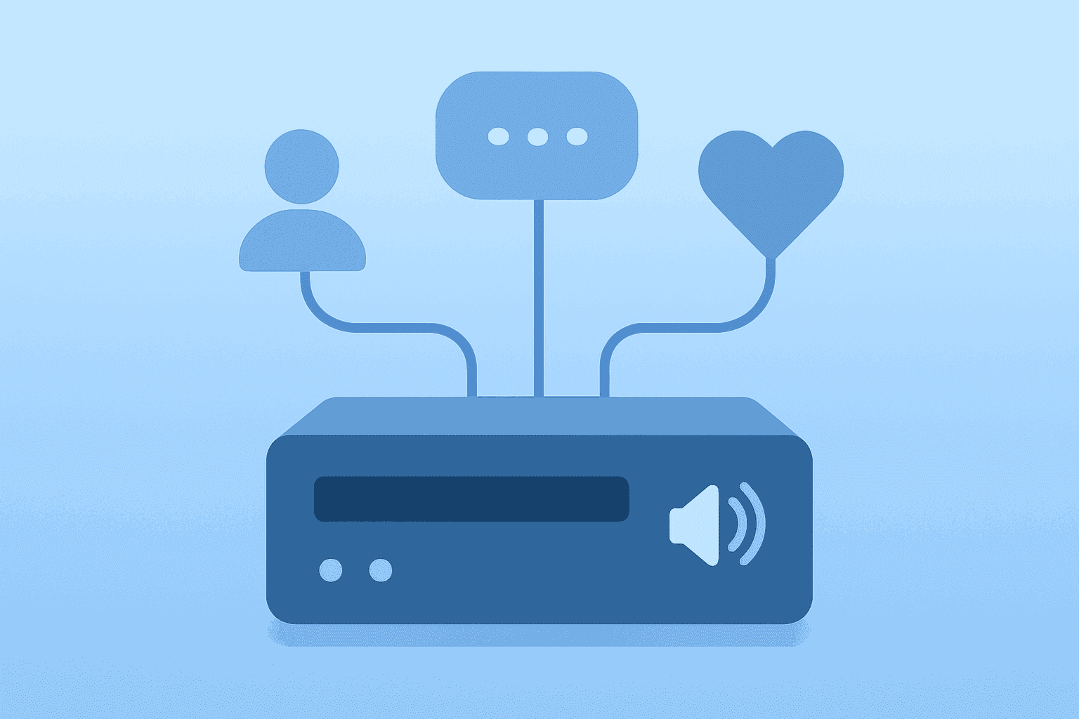 Flat vector of a retail server with linked nodes representing Alexa AI personalization for Amazon Prime Day 2026 shopping.
