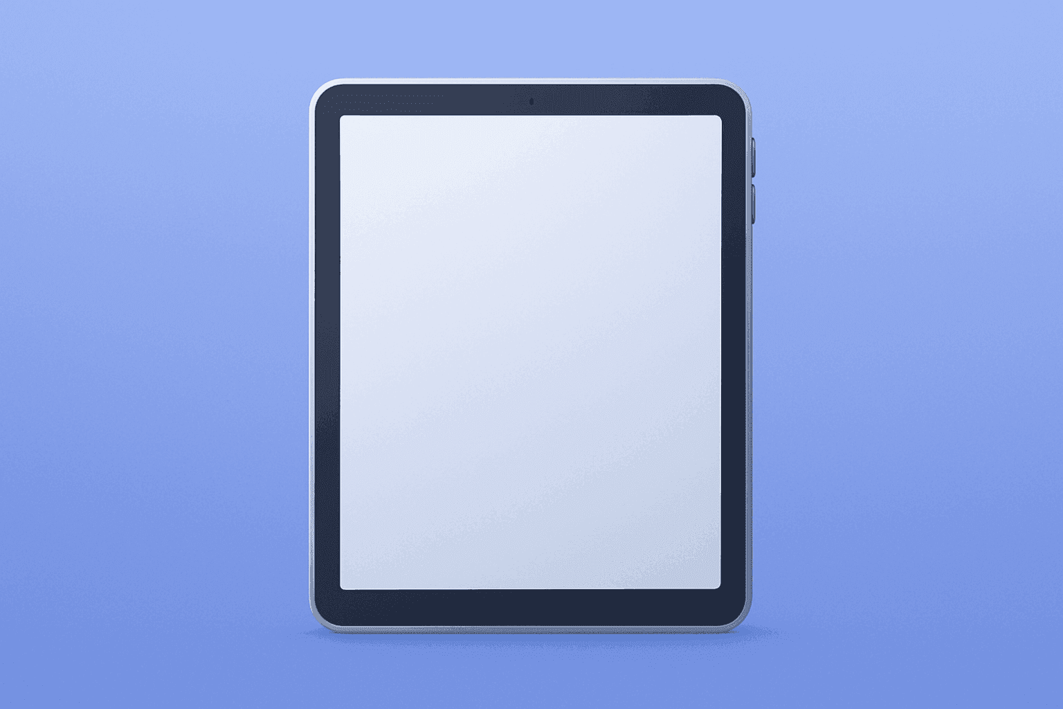 Flat-vector aluminum tablet with sleek premium finish symbolizing the Amazon Alexa Tablets upmarket shift.