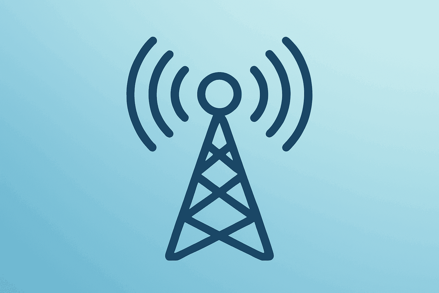 Broadcast tower amplifying a streaming signal on a smooth emerald-pearl gradient to symbolize Fox Q3 earnings mix shift.