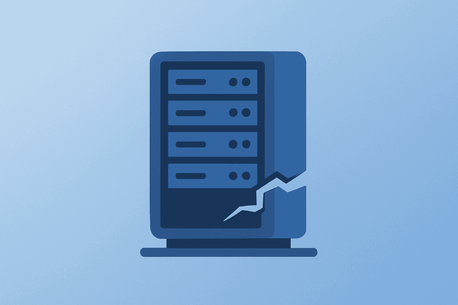 Flat vector server rack symbolizing cloud scale and AI capex, referencing Microsoft earnings.